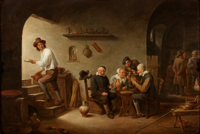 Innenansicht einer Taverne, ca. 1640 von David Teniers the Younger